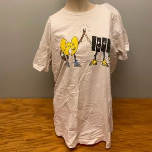 WAY BAD wu-tang / black flag tshirt